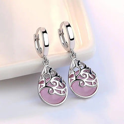 925 Sterling Silver Tree of Life Earrings 0