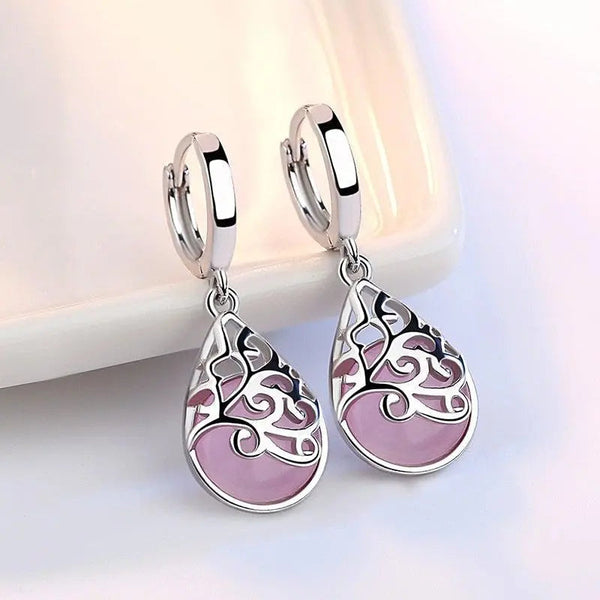 925 Sterling Silver Tree of Life Earrings 1