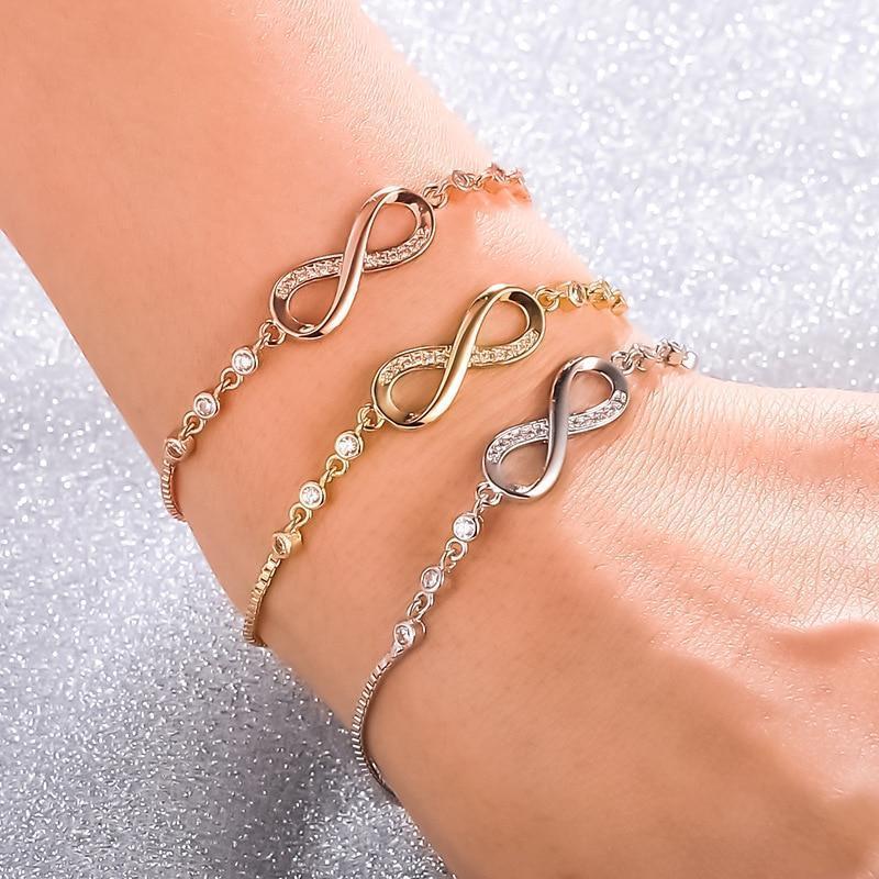 Adjustable Infinity Bracelet in Silver 1