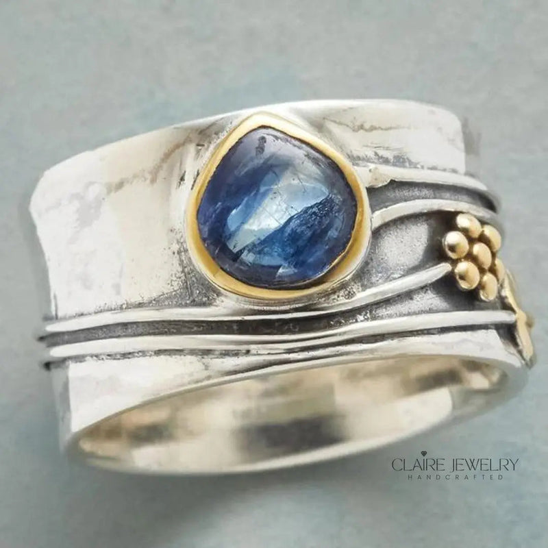 Bohemian Gemstone Meditation Ring 0