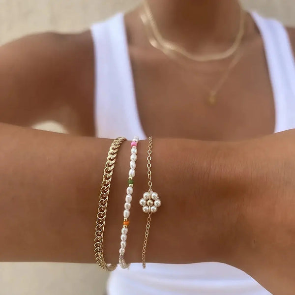 Daisy Pearl Bracelet 0