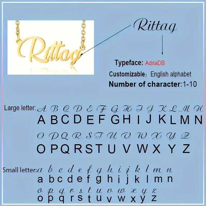 Elegant Custom Name Necklace 5