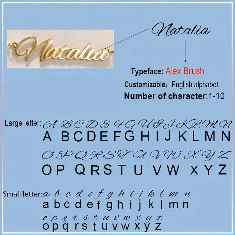 Elegant Custom Name Necklace 9