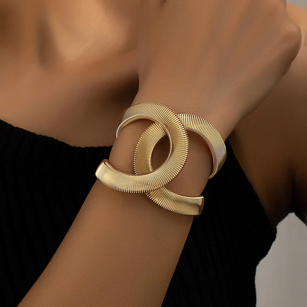 Elegant Double Gold Bracelet 0