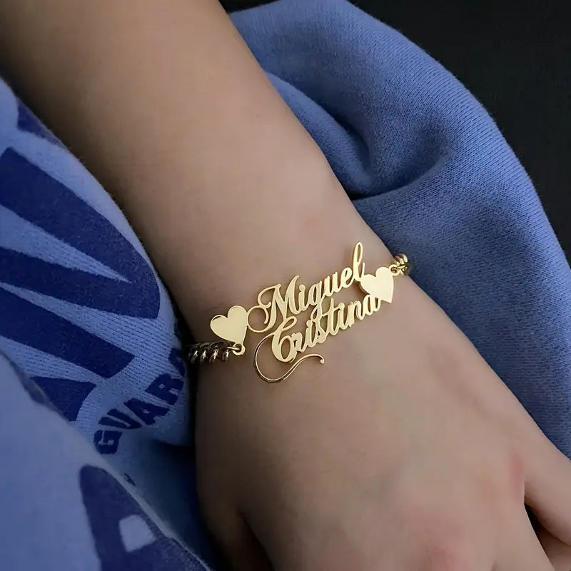 Elegant Double Name Bracelet 3