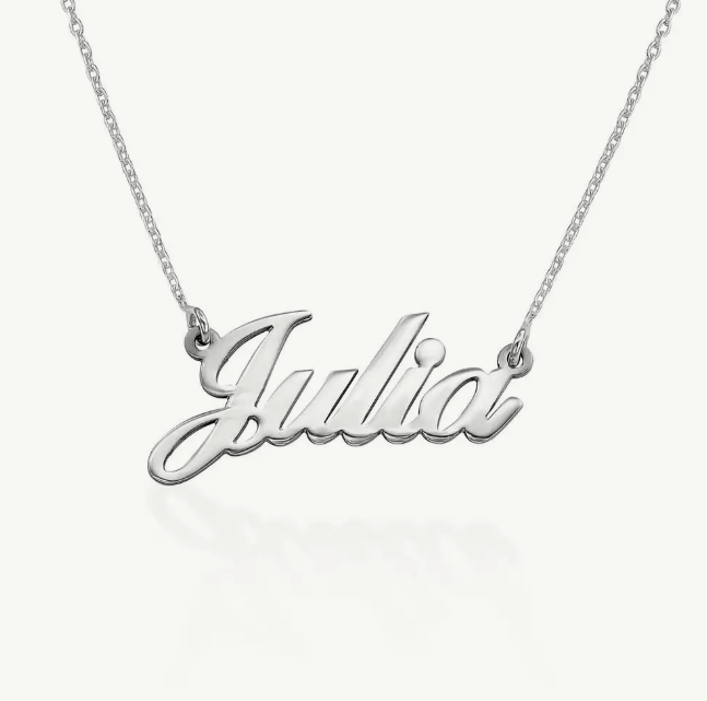 Exclusive Handcrafted Name Necklace with Personalized Engraving 1
