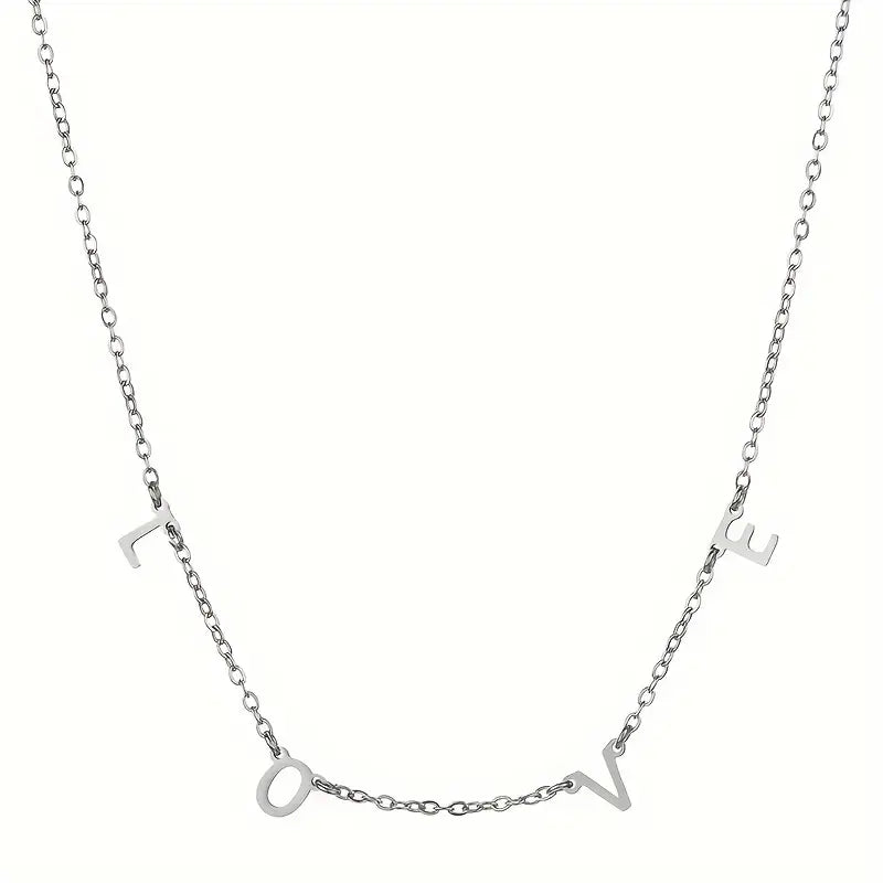 Golden Custom Initial Necklace 5