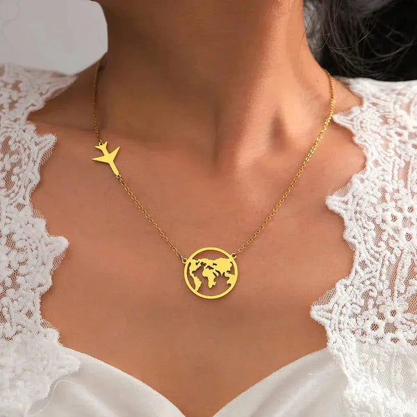 Golden Travel Necklace 0