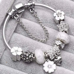 Gray Vintage Silver Bracelets 0