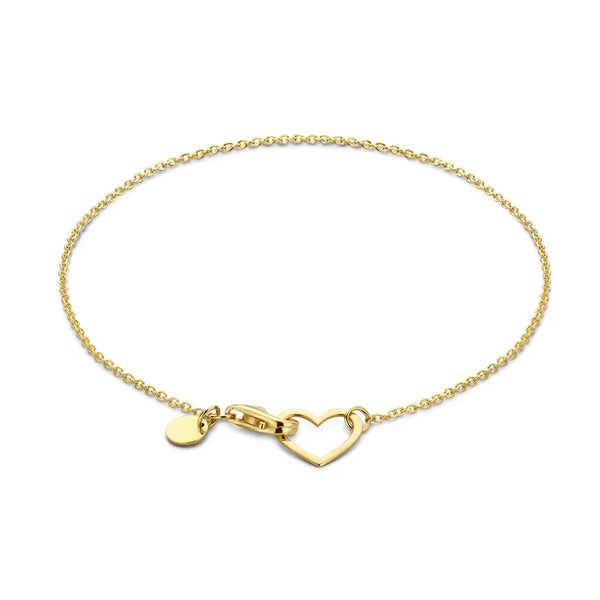 Lilou Heart Bracelet | Gold 0