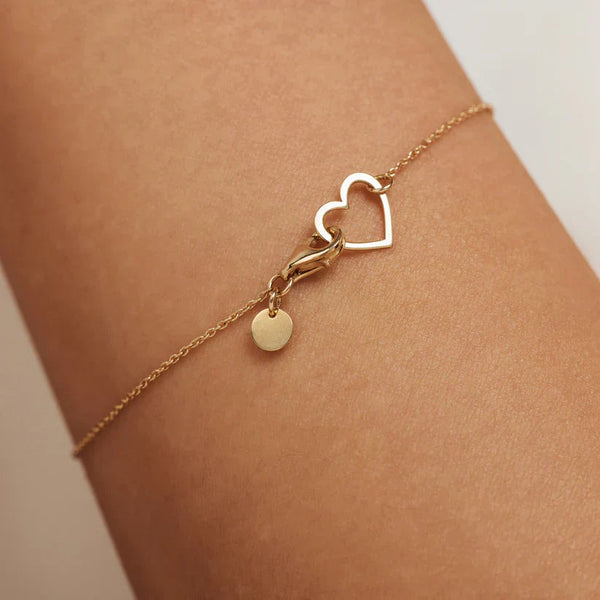Lilou Heart Bracelet | Gold 1