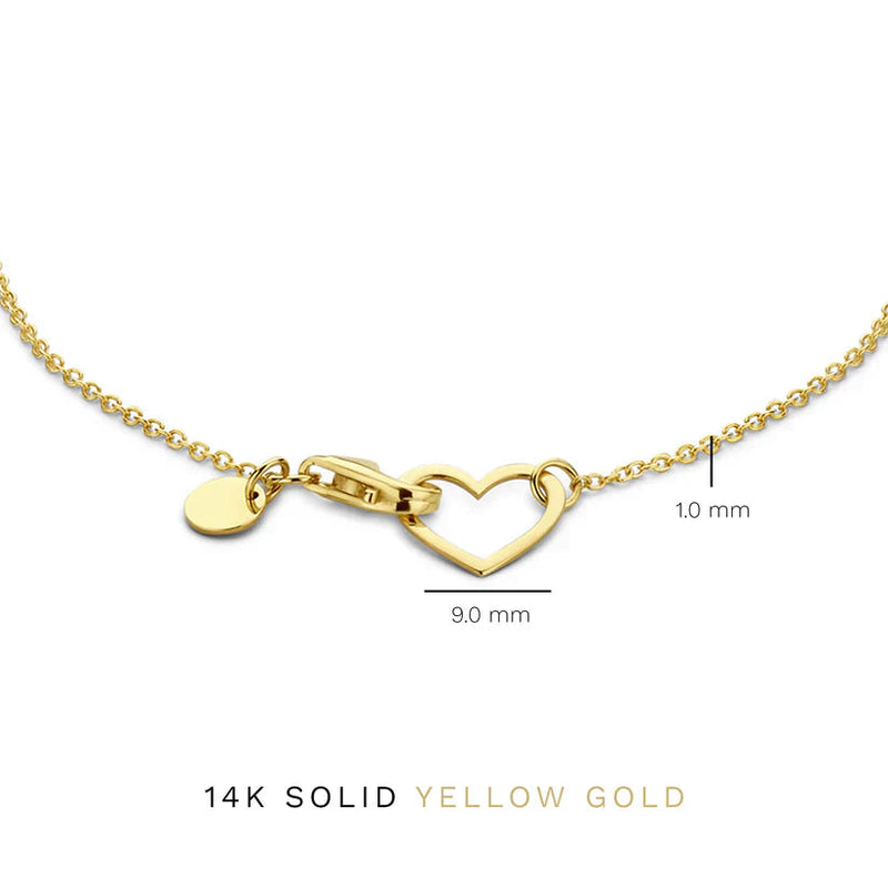 Lilou Heart Bracelet | Gold 3