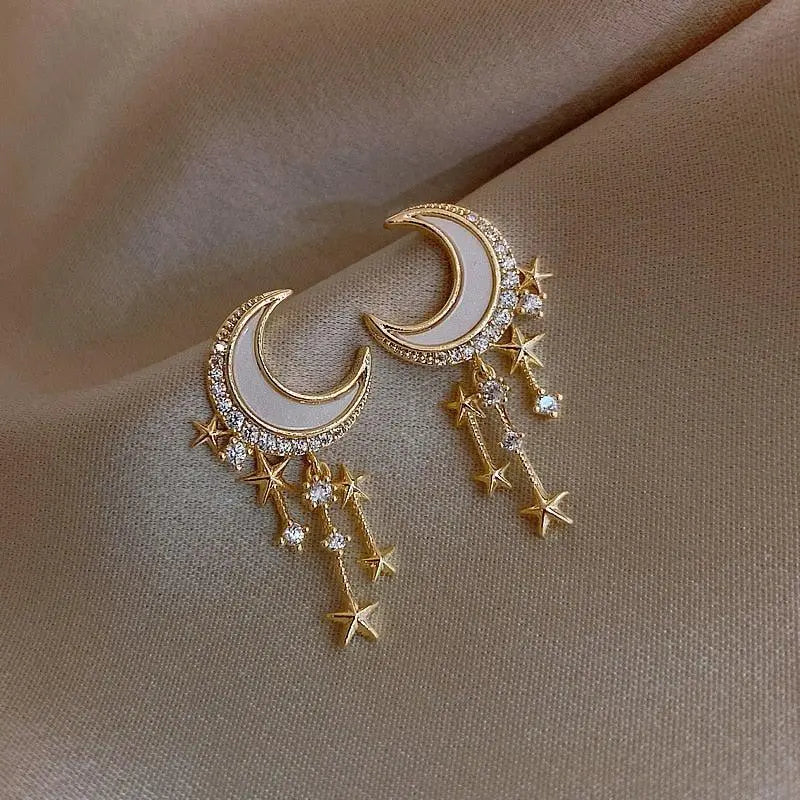 Luxurious Moonlight Earrings 0