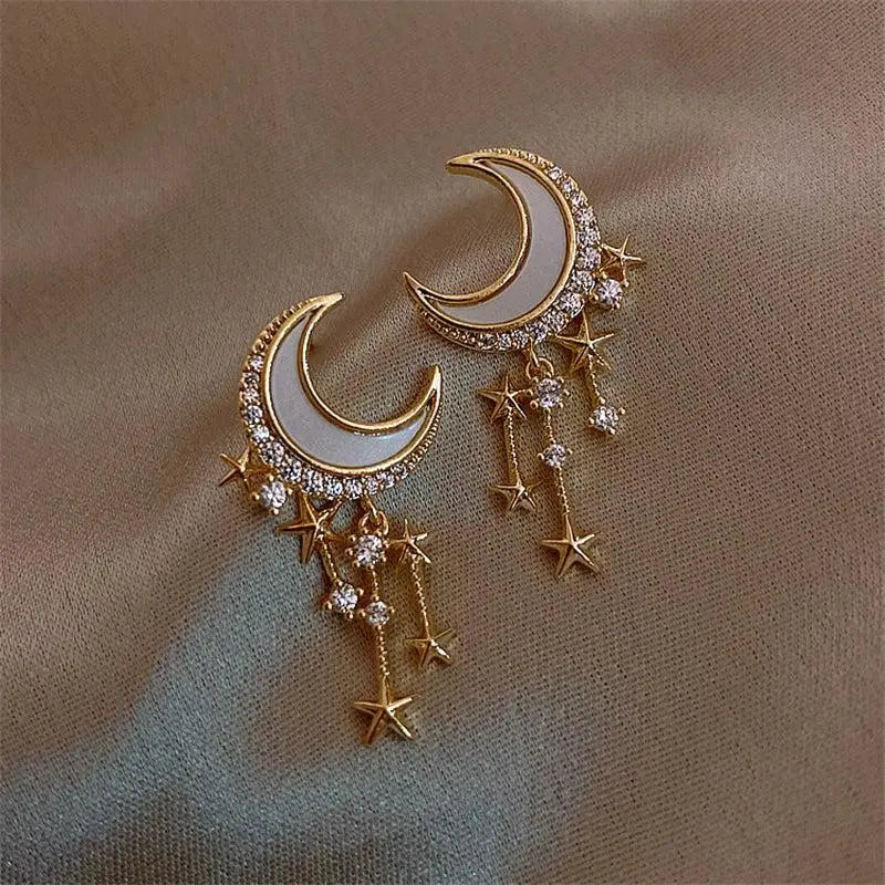 Luxurious Moonlight Earrings 1