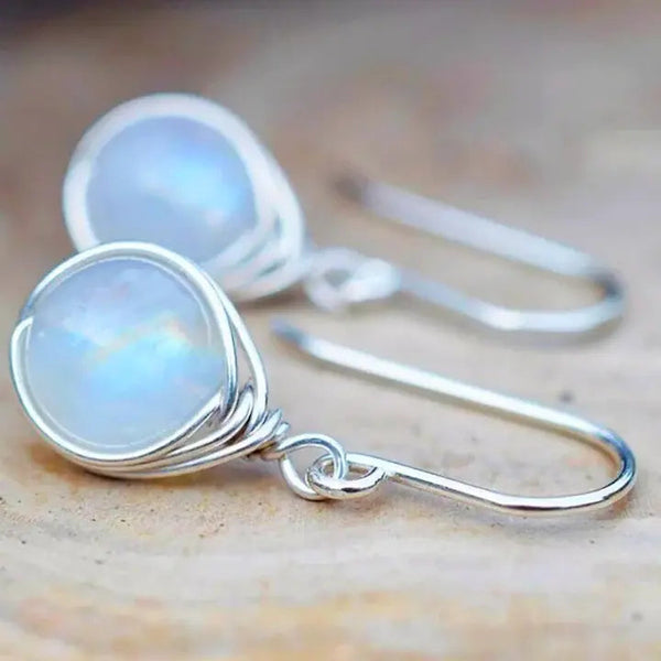 Moonstone Drop Earrings 0
