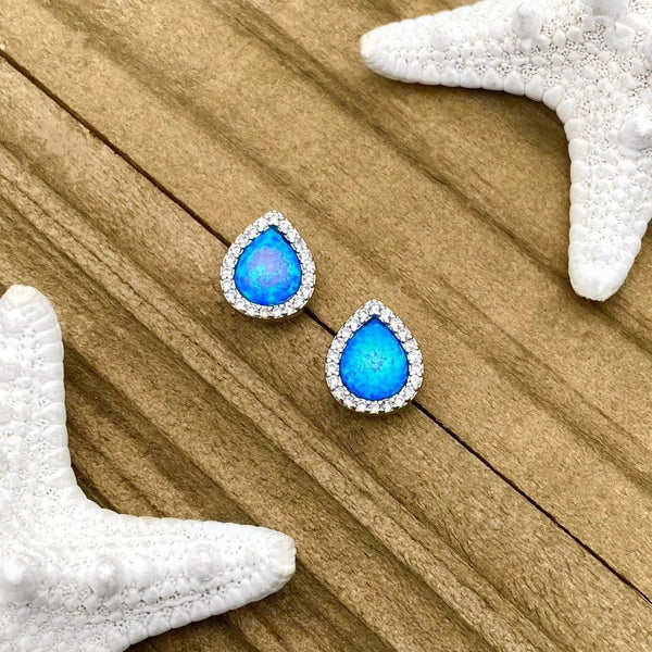 Opal and Silver Earrings 1