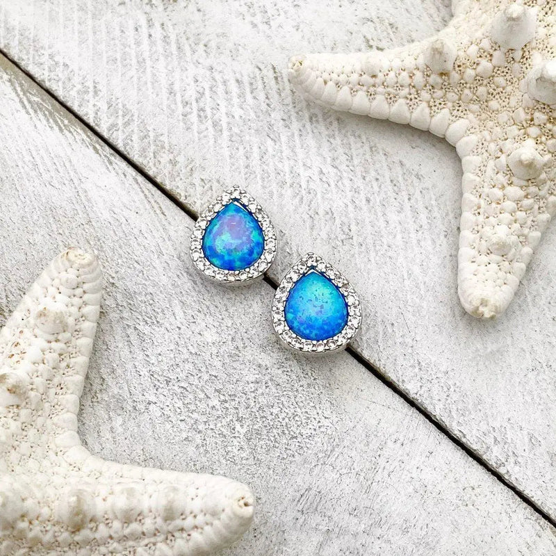 Opal and Silver Earrings 2