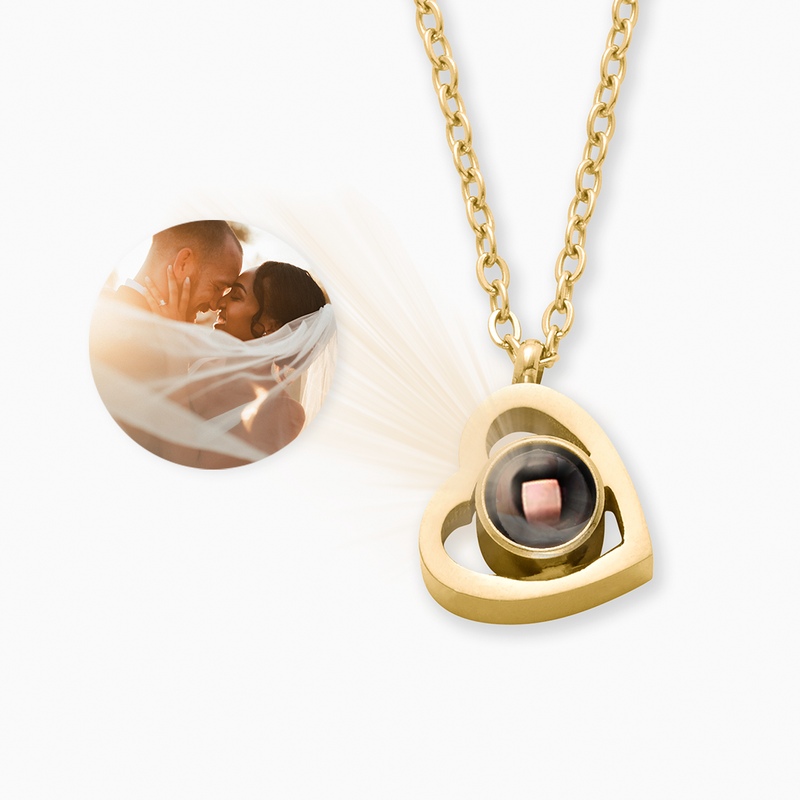 Personalized photo necklace with your own image 0