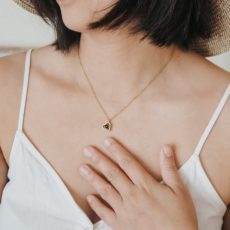 Personalized photo necklace with your own image 1