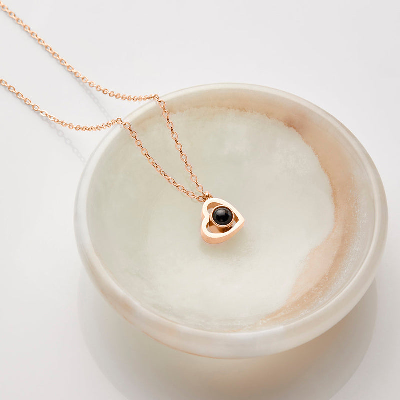 Personalized photo necklace with your own image 4