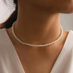 Silver Beads Necklace 0