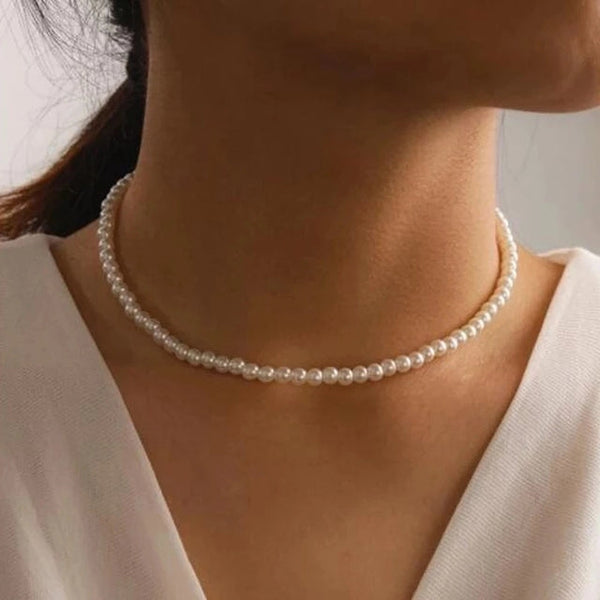 Silver Beads Necklace 0