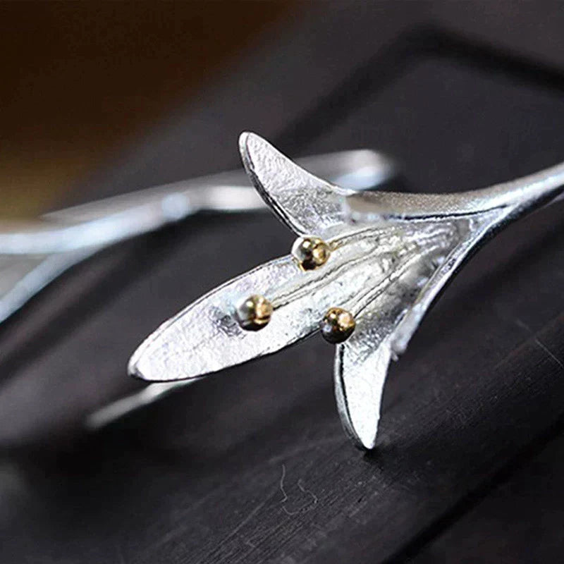 Silver Flower Earrings 3