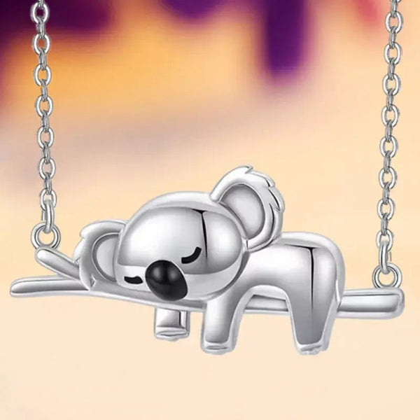 Silver Koala Necklace 0