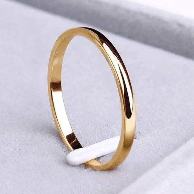 Simple ring made of gold and silver 0