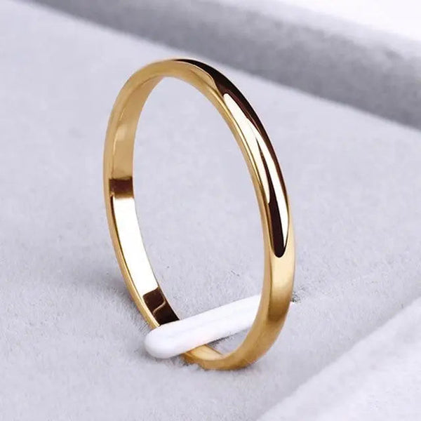 Simple ring made of gold and silver 1