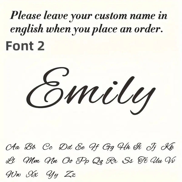 Stainless Steel Name Necklace 0