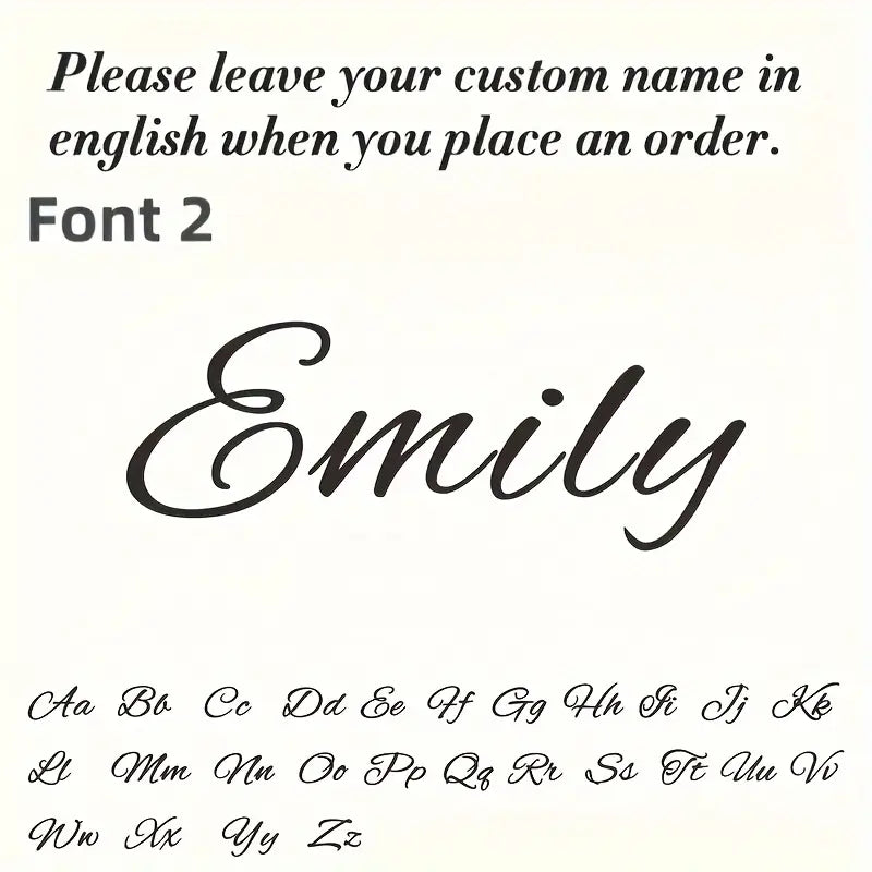 Stainless Steel Name Necklace 0