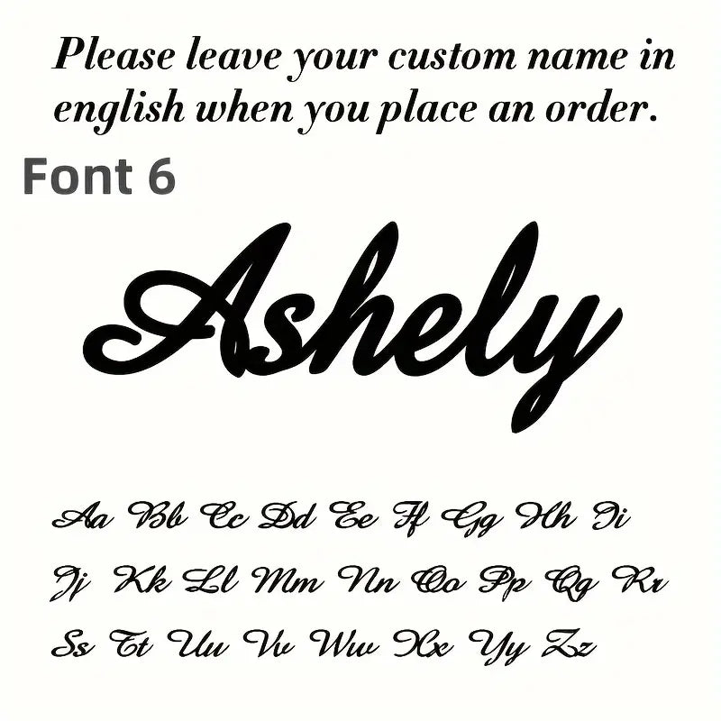 Stainless Steel Name Necklace 4