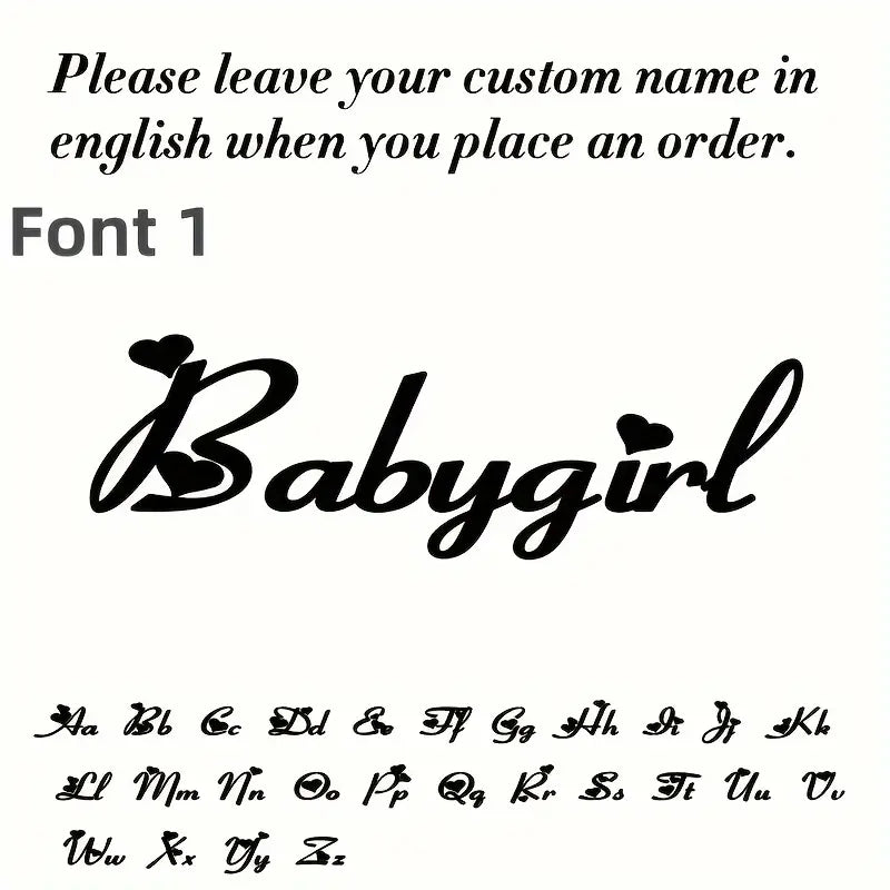 Stainless Steel Name Necklace 6