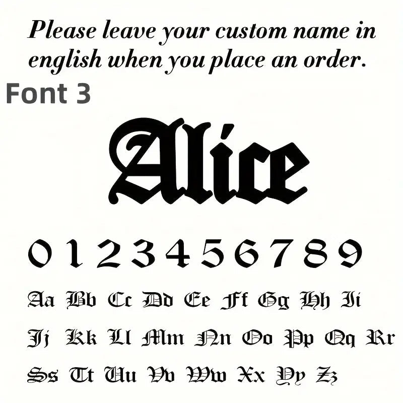 Stainless Steel Name Necklace 7