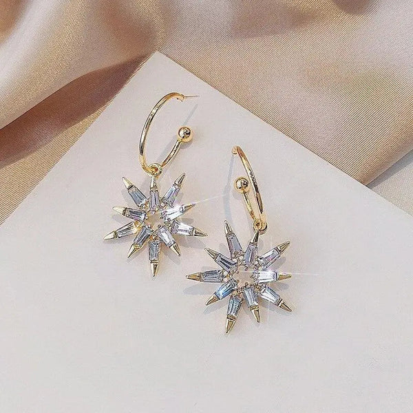 Star Earrings in Gold and Silver 1