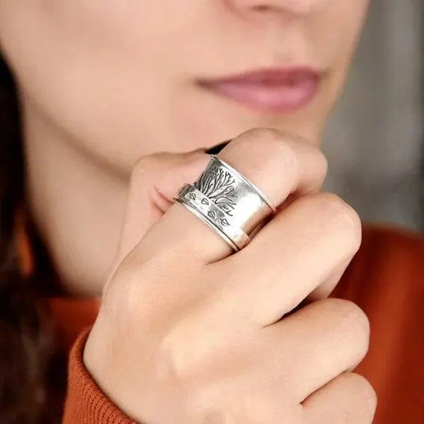 Tree of Life Spinner Meditation Ring 1