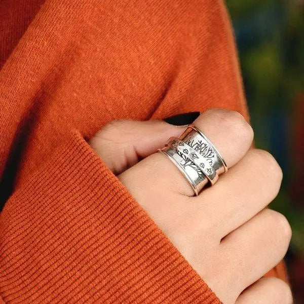 Tree of Life Spinner Meditation Ring 2