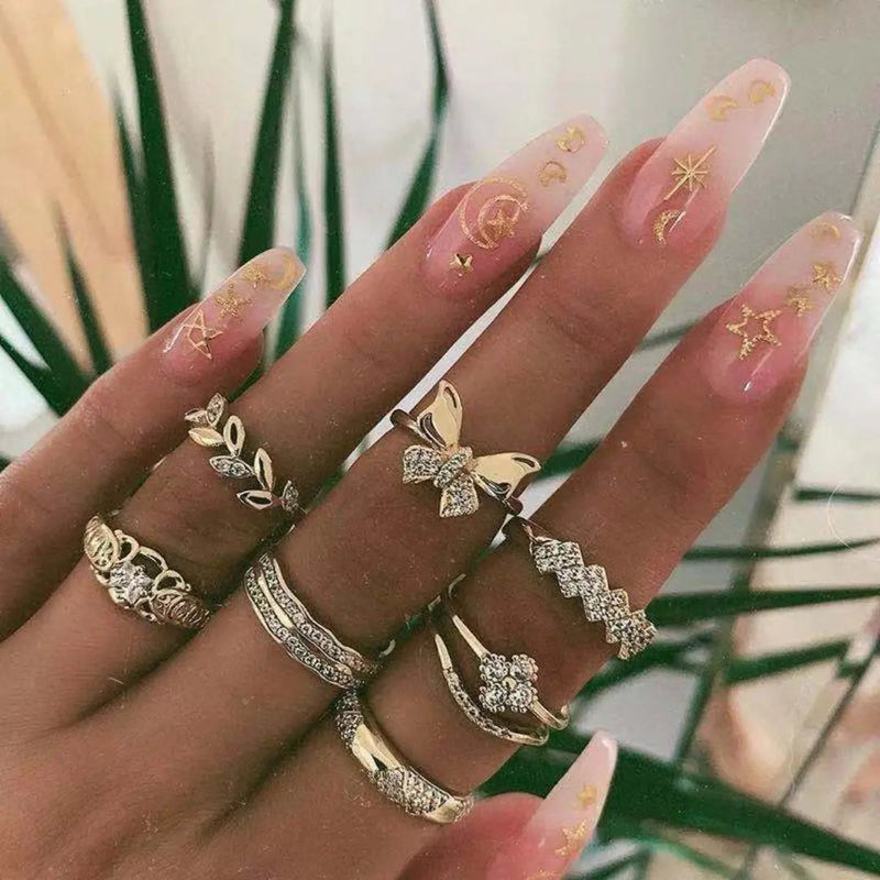 Unique Premium Pack of 8 to 12 Rings 18