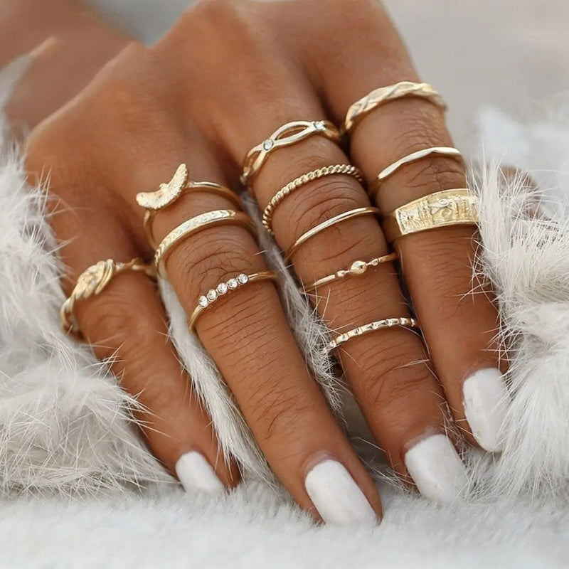 Unique Premium Pack of 8 to 12 Rings 5
