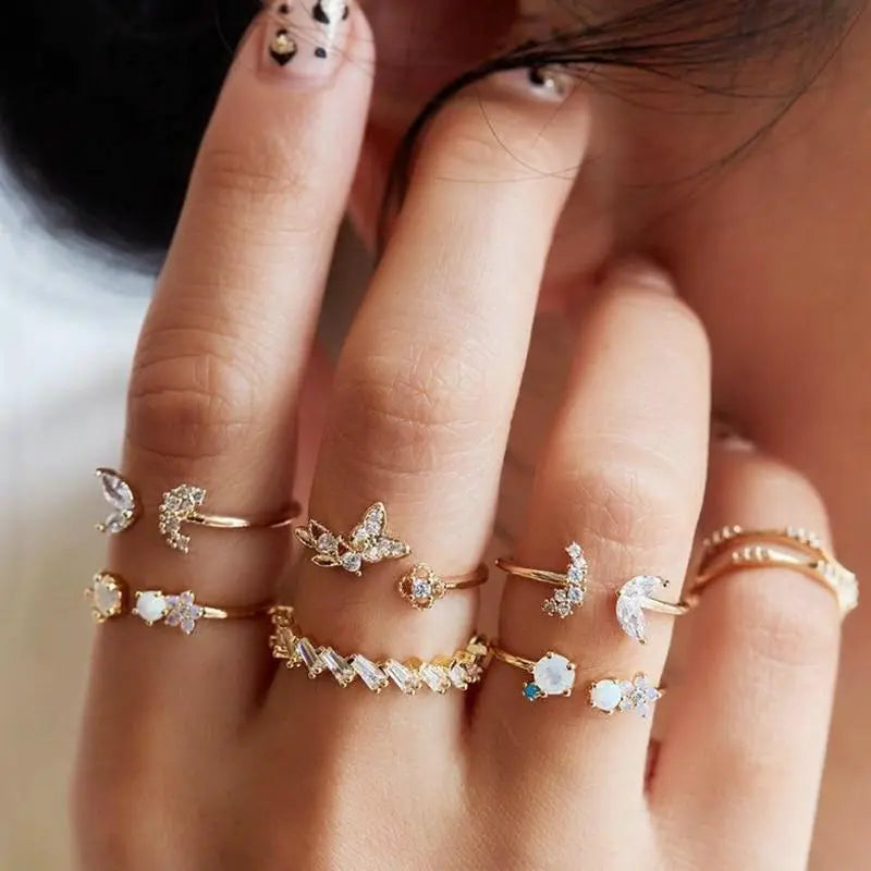 Unique Premium Pack of 8 to 12 Rings 7