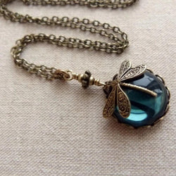 Vintage Dragonfly Necklace 0