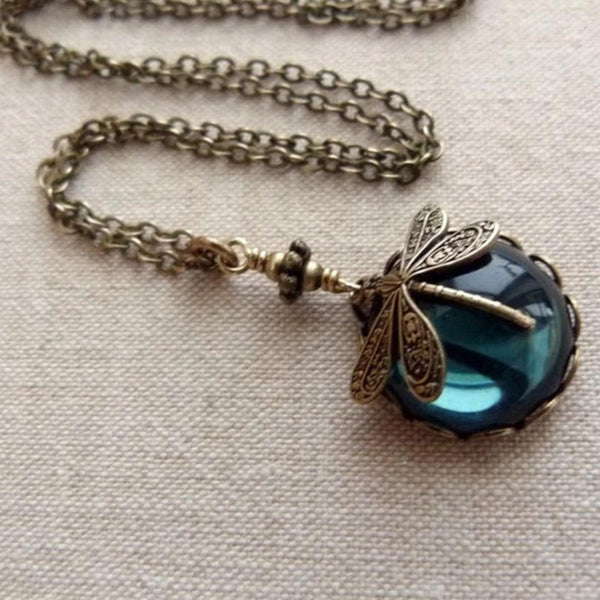 Vintage Dragonfly Necklace 0