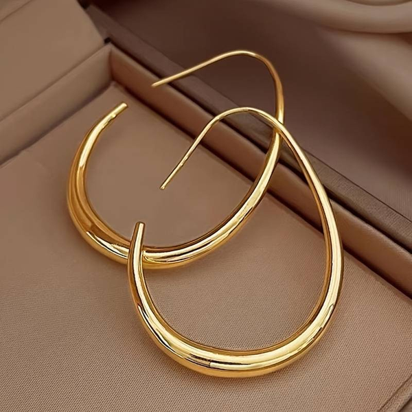Vintage Gold Hoop Earrings 0