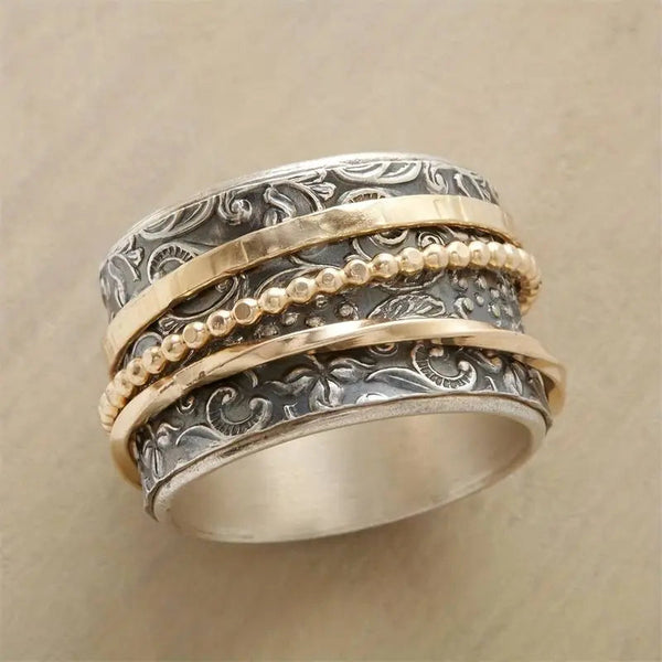 Vintage Gold & Silver Antique Ring 0