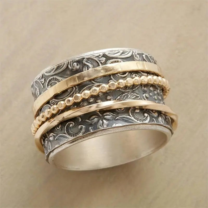 Vintage Gold & Silver Antique Ring 0