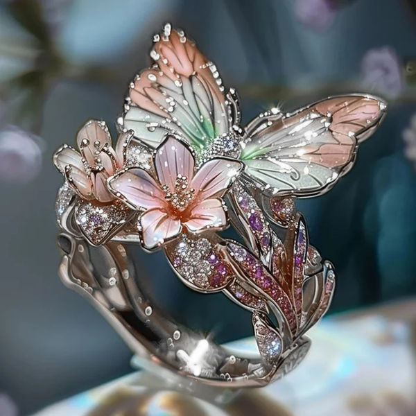 Vintage Golden Brimhaven Floral Ring 1