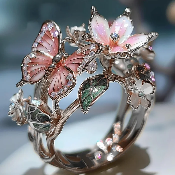 Vintage Golden Prifddinas Floral Ring 1