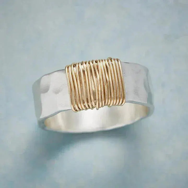 Vintage Goldfaden Ring in Silver 0