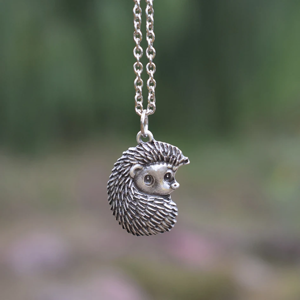 Vintage Porcupine Silver Necklace 0